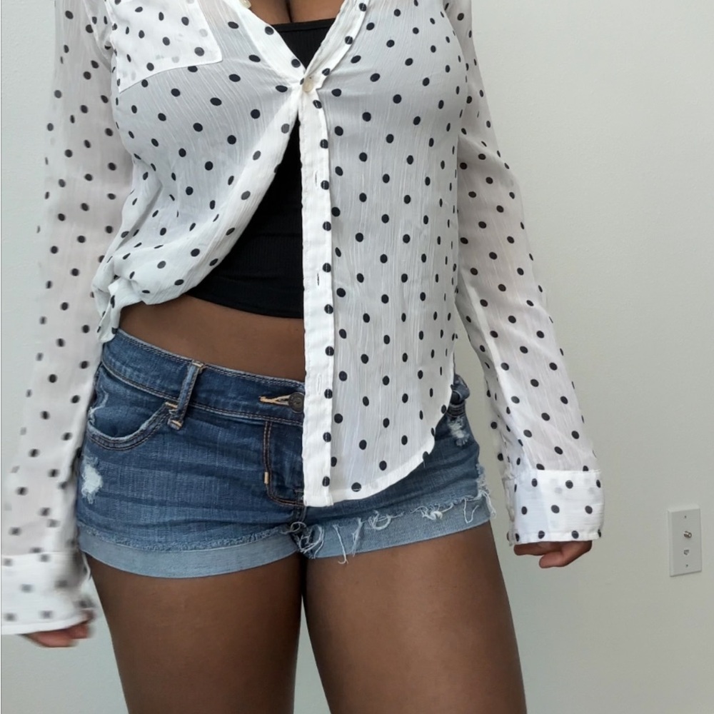 Abercrombie & Fitch Polka Dot Blouse